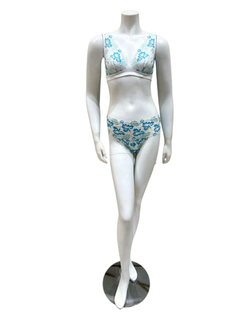 Cosabella SAVON1302+0723 Savona White/Verde Bralette Set myselflingerie.com